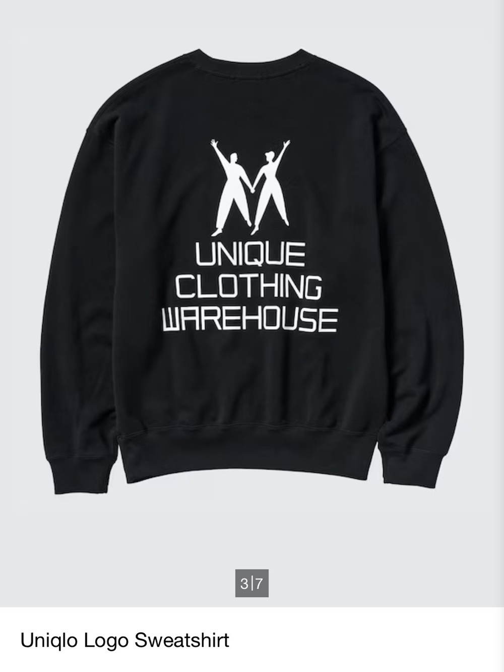 Uniqlo Logo Sweatshirt Rare sold out men’s size medium like new EUC